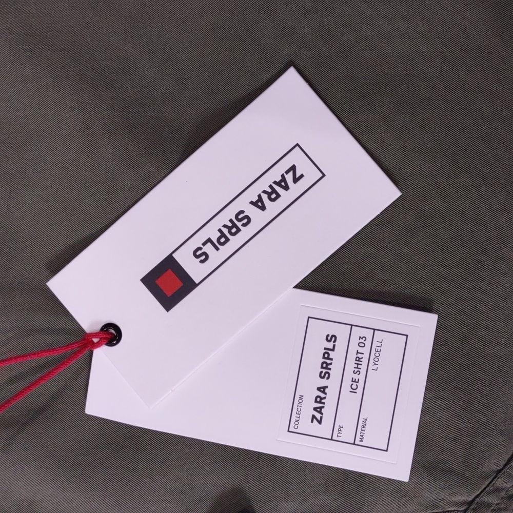 ZARA SRPLS LONG SLEEVE SHIRT. - Picture 4 of 17
